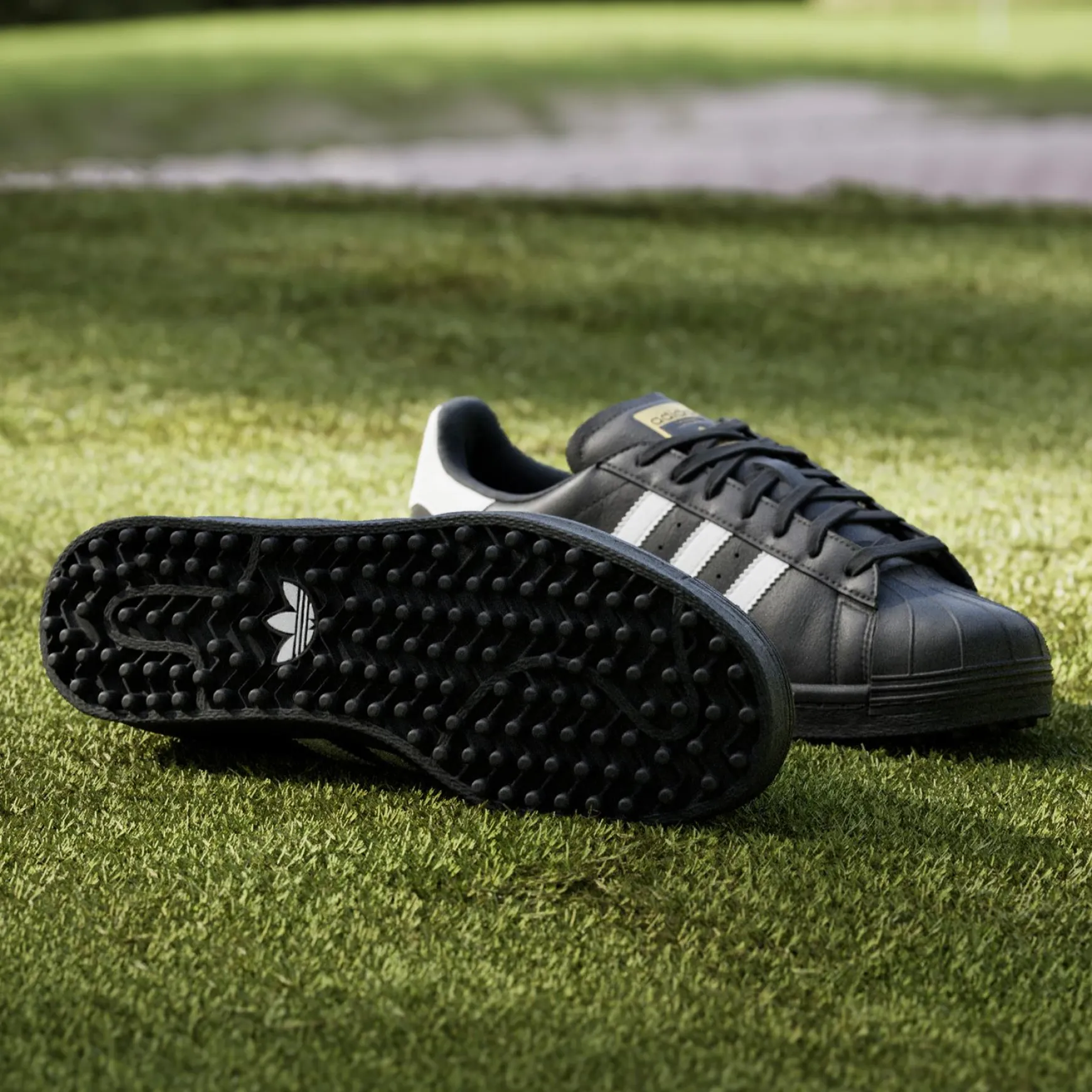 Superstar Spikeless Golf Shoes Black/White