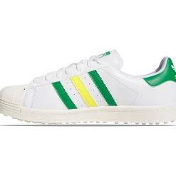 Superstar Spikeless Golf Shoes White/Green/Yellow
