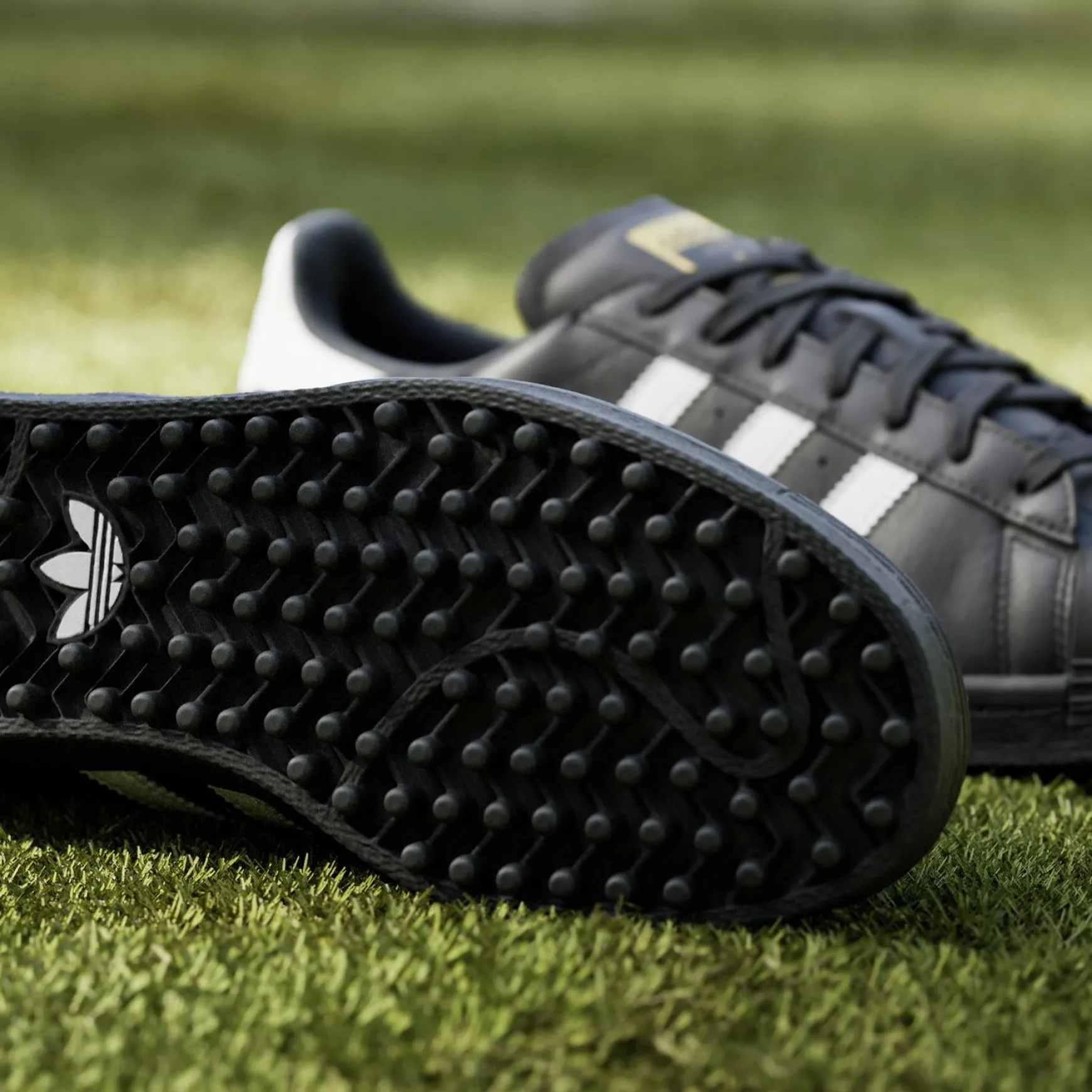 Superstar Spikeless Golf Shoes Black/White