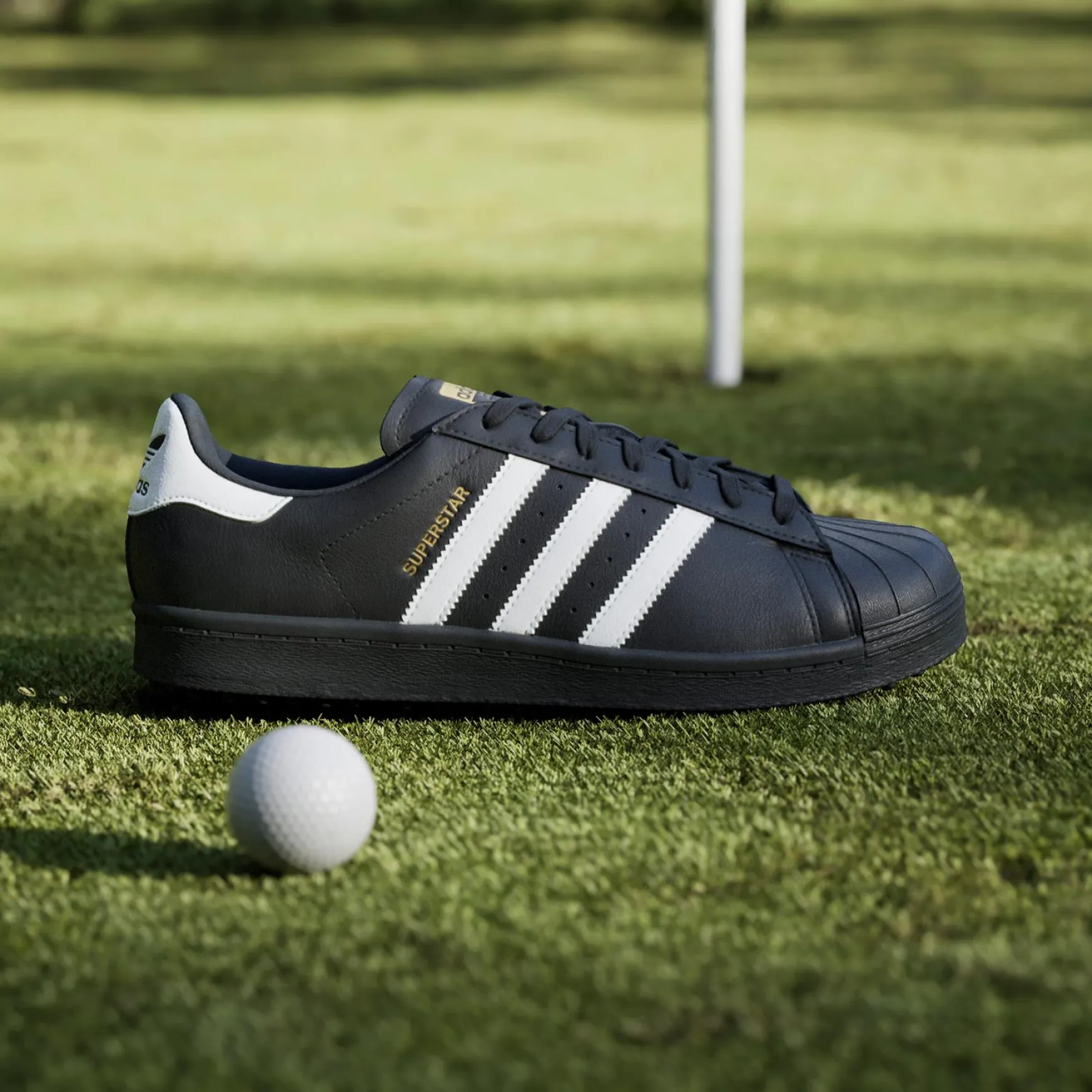 Superstar Spikeless Golf Shoes Black/White