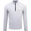 Sweat Active Quarter Zip Light Grey