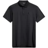 Tech Hybrid Regular Fit Polo Black
