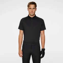 Tech Hybrid Regular Fit Polo Black