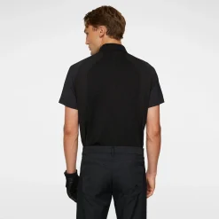 Tech Hybrid Regular Fit Polo Black