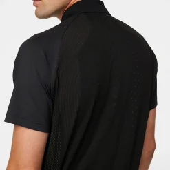 Tech Hybrid Regular Fit Polo Black