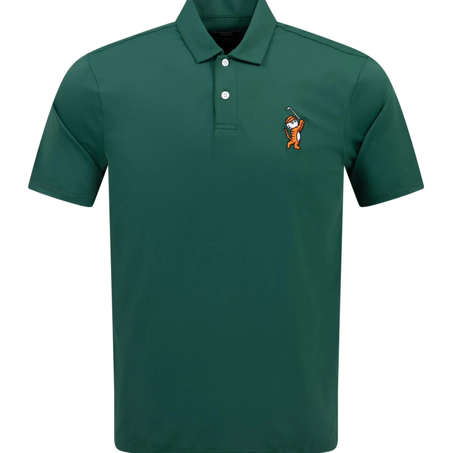 Tiger Buckets Performance Pique Polo Evergreen