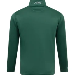 Tiger Buckets Performance Quarter Zip Mid Layer Evergreen