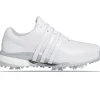 Tour360 24 Leather Golf Shoes White