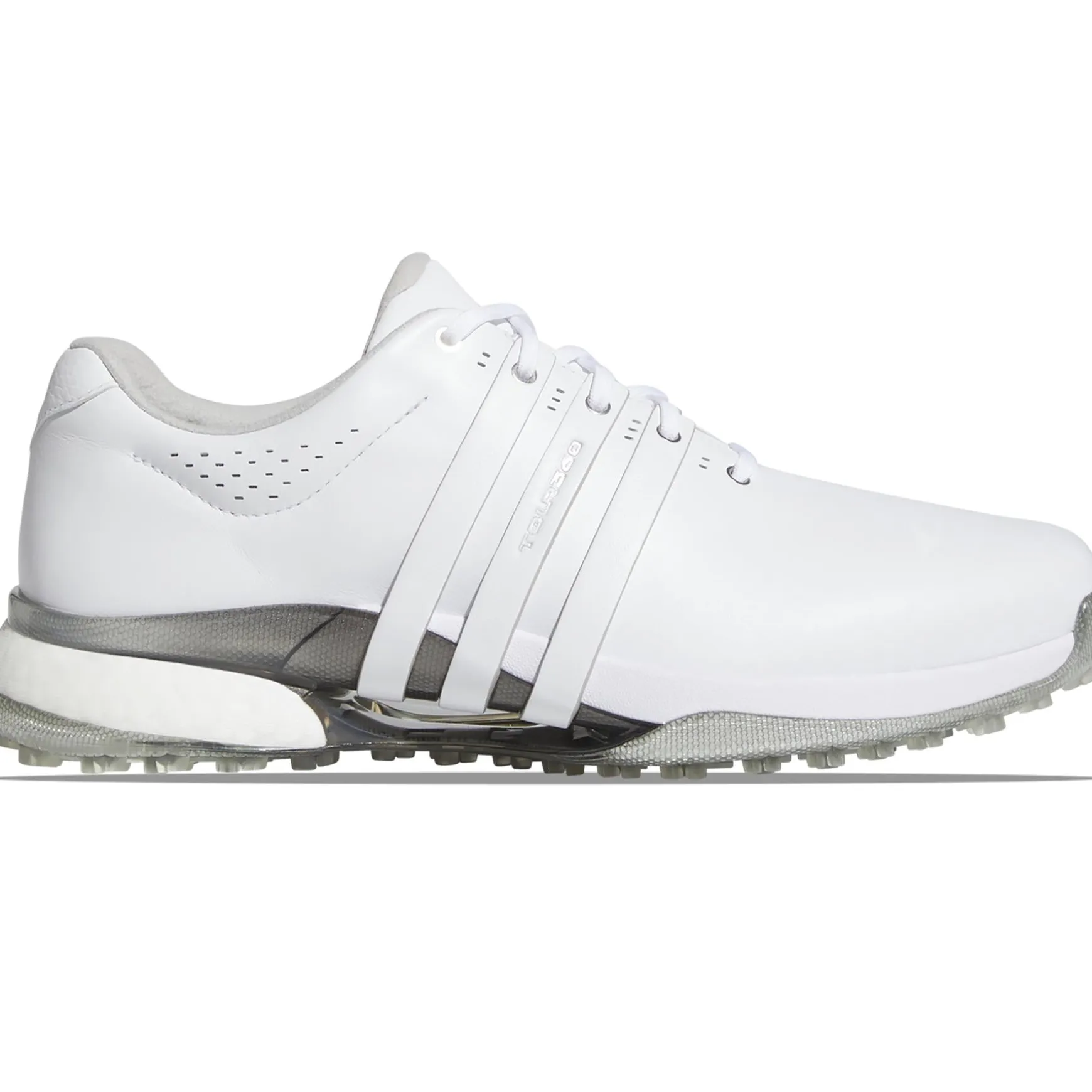 Tour360 25 Spikeless Golf Shoes White/Silver
