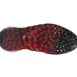 Tour360 25 Spikeless Golf Shoes White/Black/Red