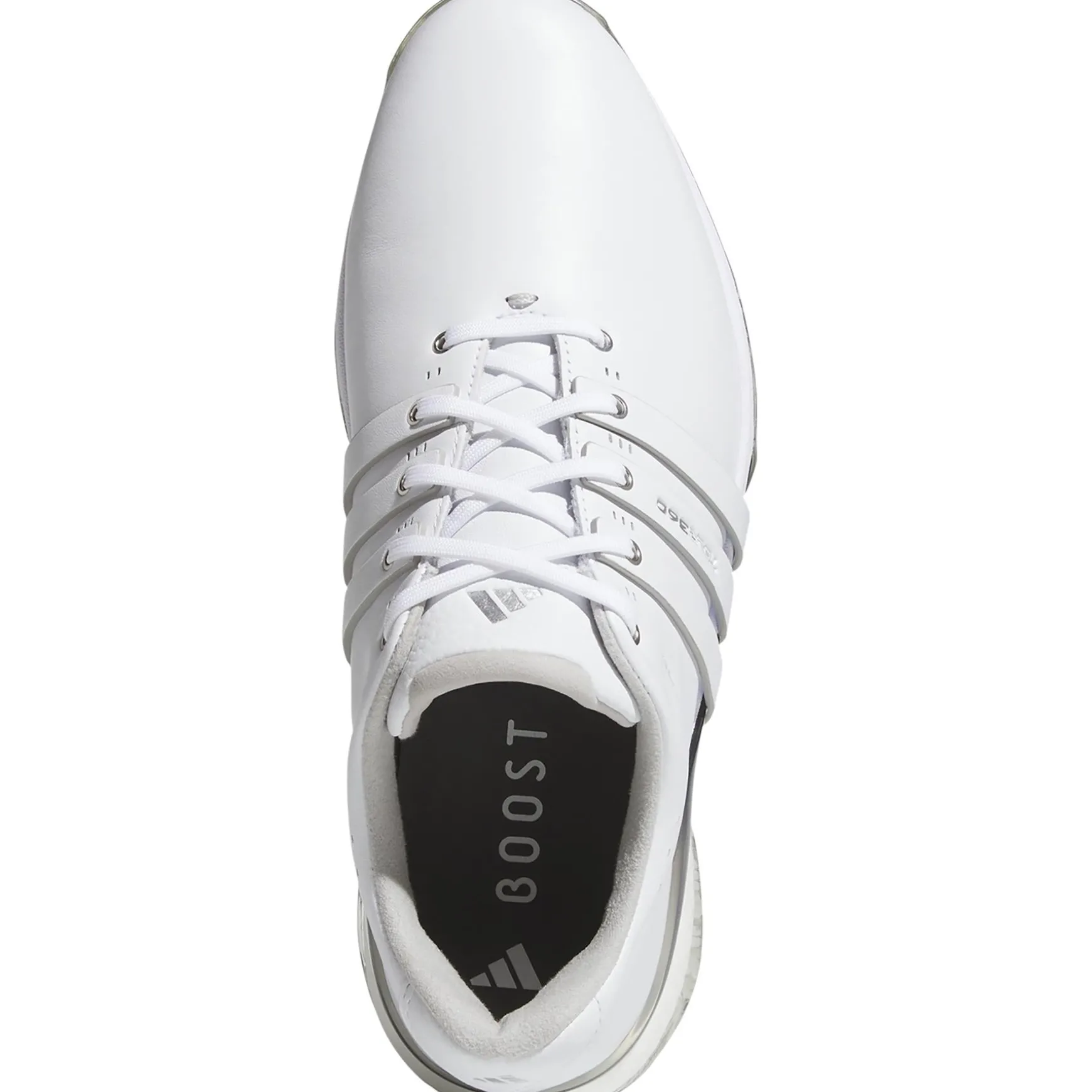 Tour360 25 Spikeless Golf Shoes White/Silver