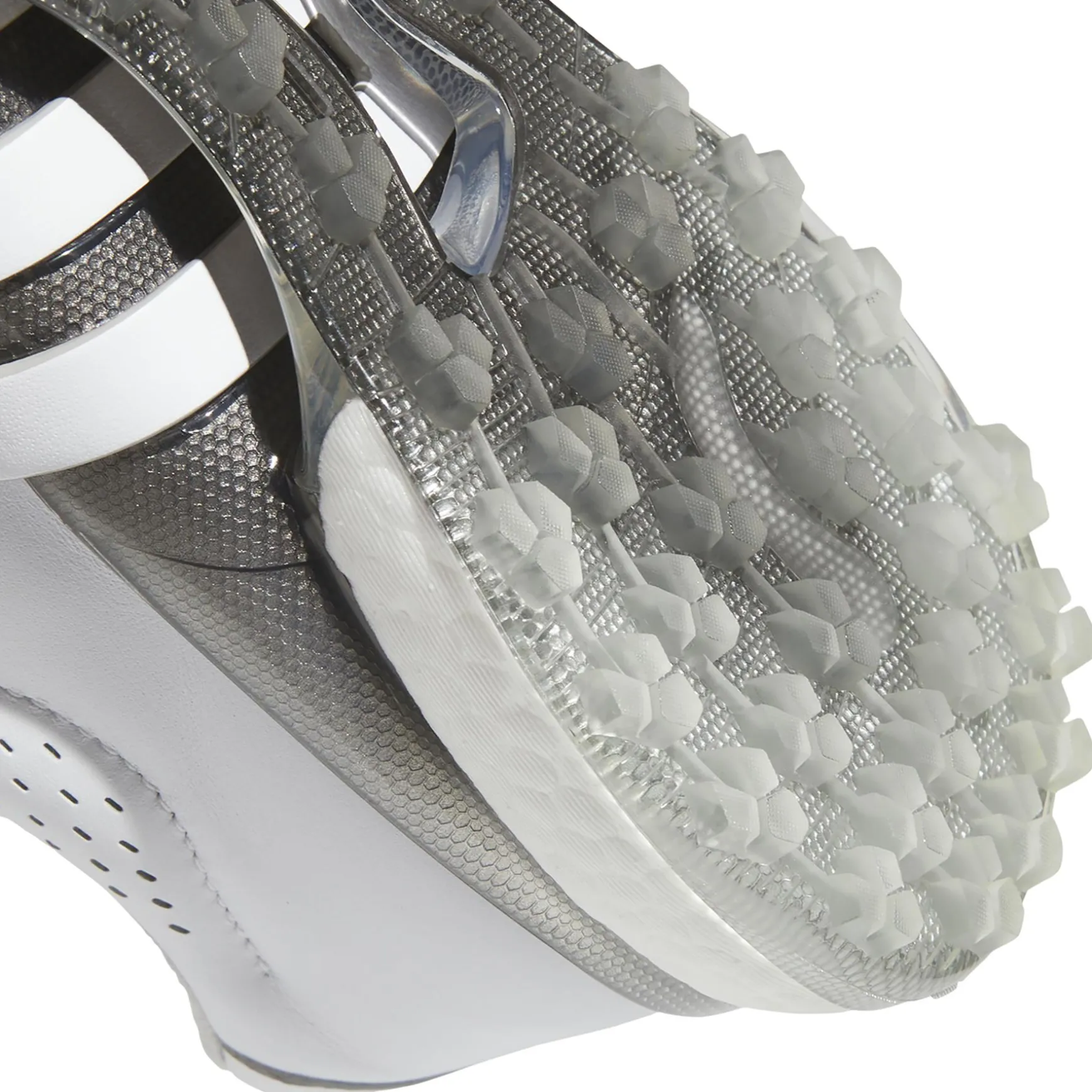 Tour360 25 Spikeless Golf Shoes White/Silver