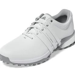 Tour360 25 Spikeless Golf Shoes White/Silver