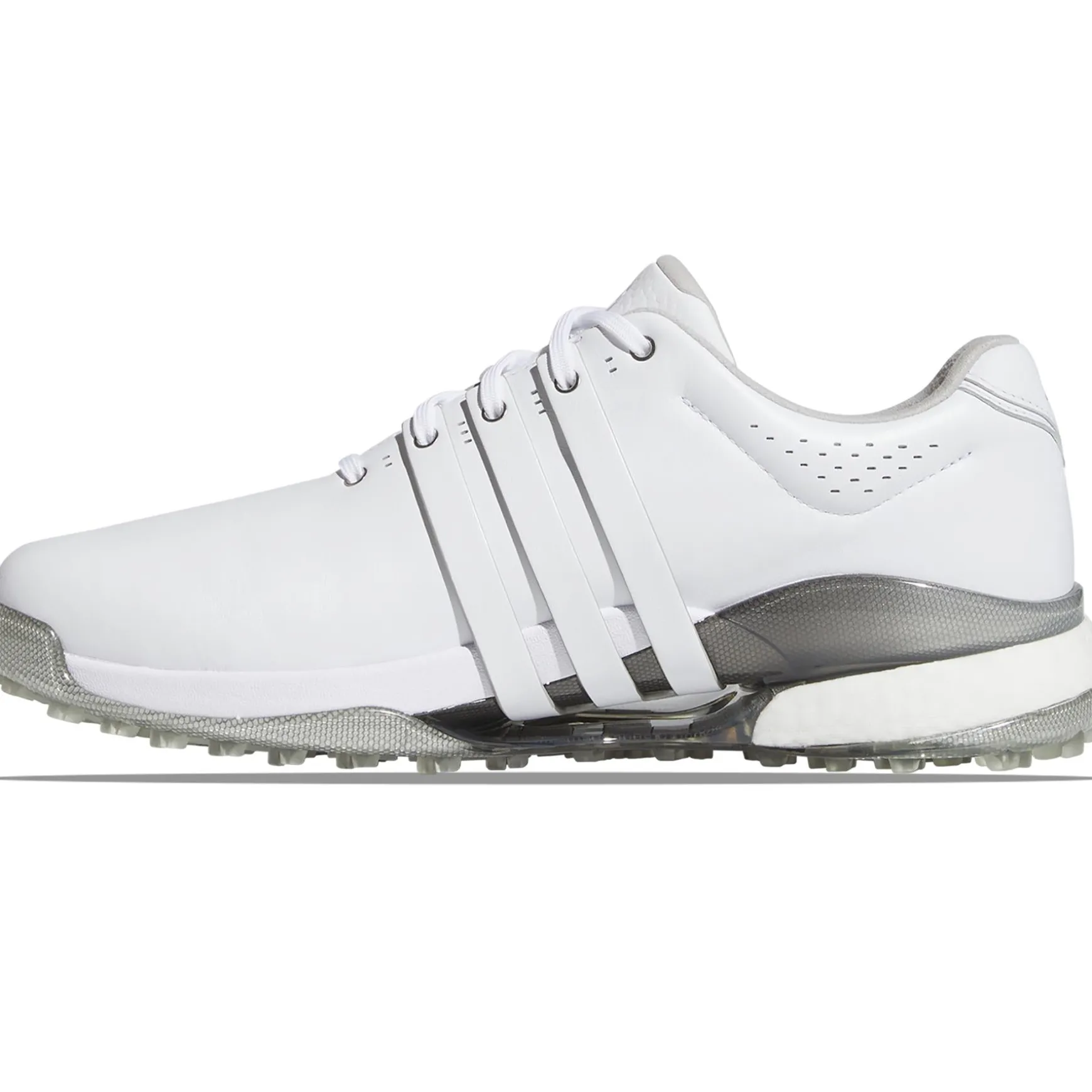 Tour360 25 Spikeless Golf Shoes White/Silver