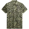 Tour Tech Print Polo Tour Tiger Olive