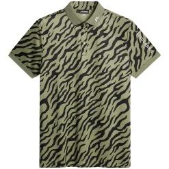 Tour Tech Print Polo Tour Tiger Olive
