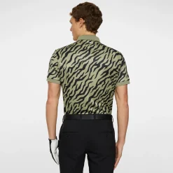 Tour Tech Print Polo Tour Tiger Olive