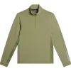 Tour Tech Quarter Zip Mid Layer Oil Green