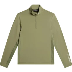 Tour Tech Quarter Zip Mid Layer Oil Green