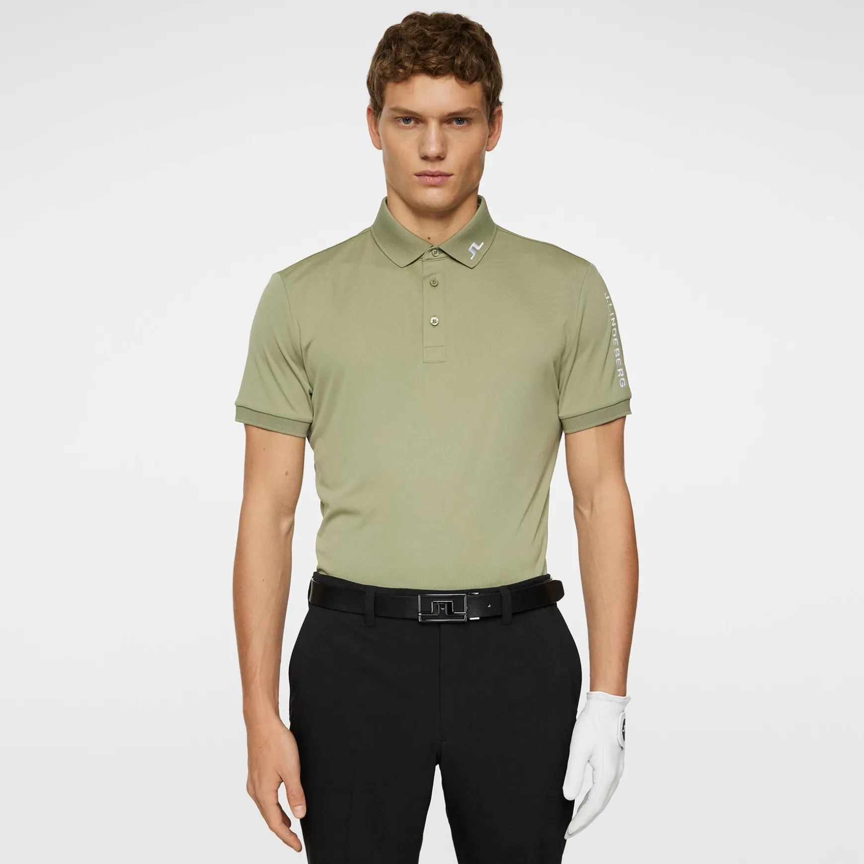 Tour Tech Regular Fit Polo Oil Green