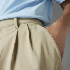 Twistknit Pleated Shorts Hemp