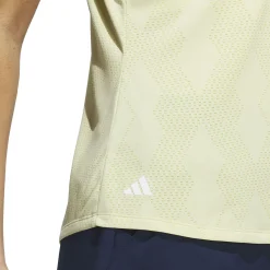 Ultimate365 Diamond Jacquard Polo Yellow