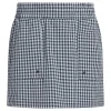 Ultimate365 Gingham Skirt Navy/Wonder Silver
