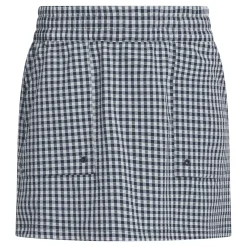 Ultimate365 Gingham Skirt Navy/Wonder Silver