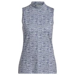 Ultimate365 SL Mock Neck Polo Navy