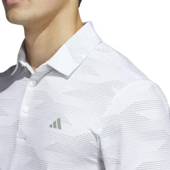 Ultimate365 Speed Stripe Polo White/Silver Green