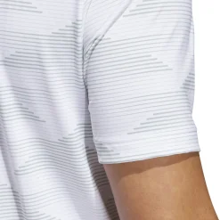 Ultimate365 Speed Stripe Polo White/Silver Green