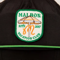 Vacation Club Nylon Rope Cap Black