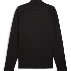 Waffle Fleece Quarter Zip Mid Puma Black