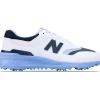 997 Waterproof Spiked Golf Shoes White/Blue