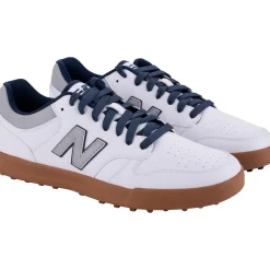 480 Waterproof Spikeless Golf Shoes White/Brown