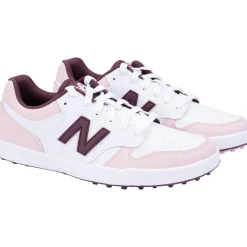 480 Waterproof Spikeless Golf Shoes White/Light Pink