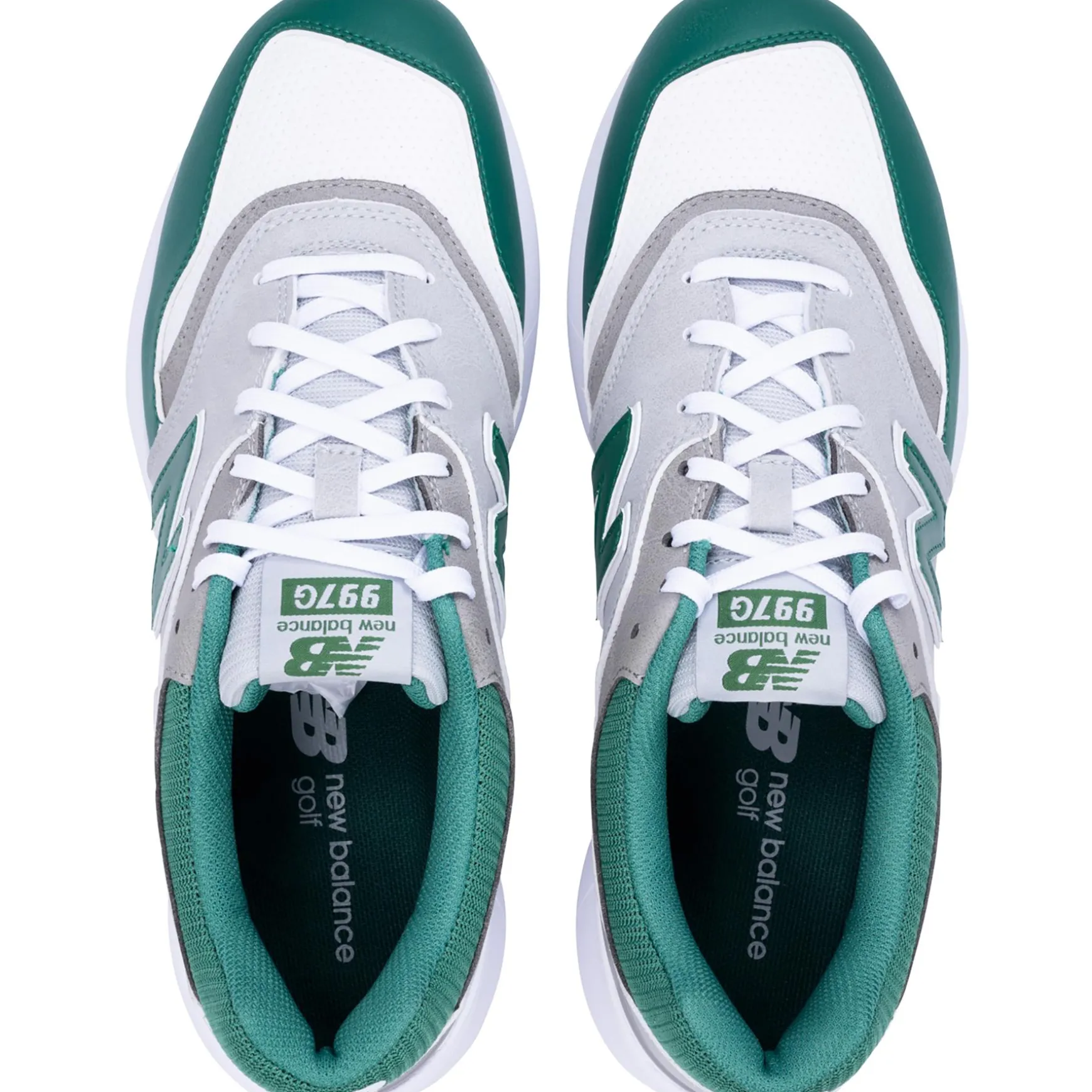 997 Waterproof Spikeless Golf Shoes Grey/Green