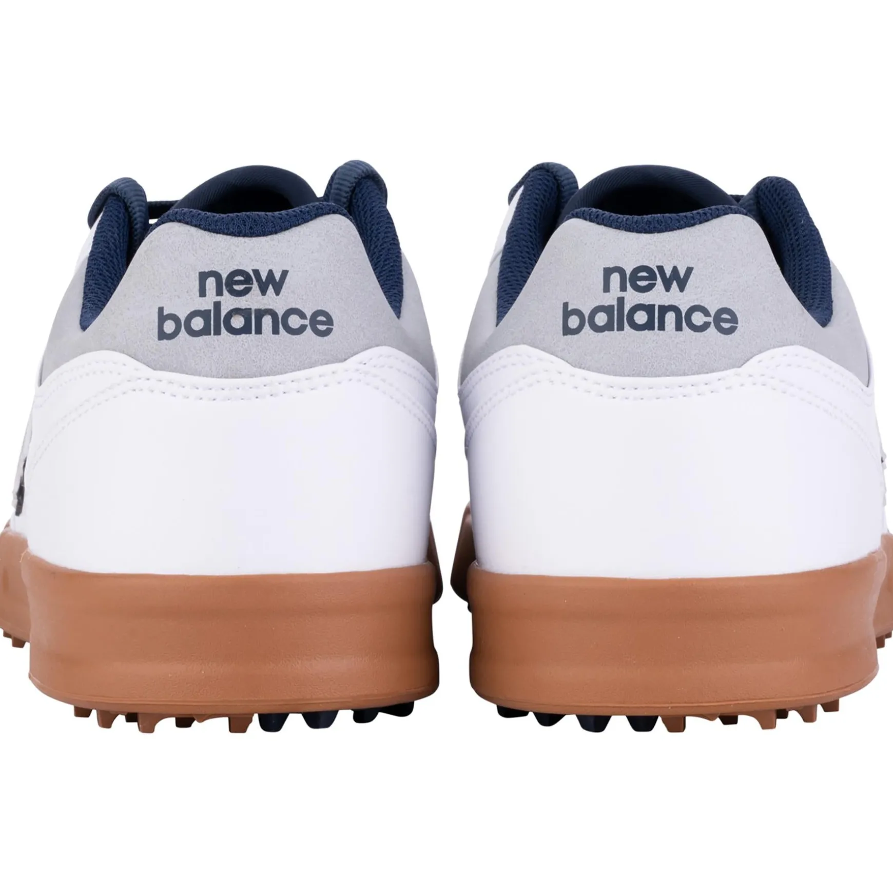 480 Waterproof Spikeless Golf Shoes White/Brown