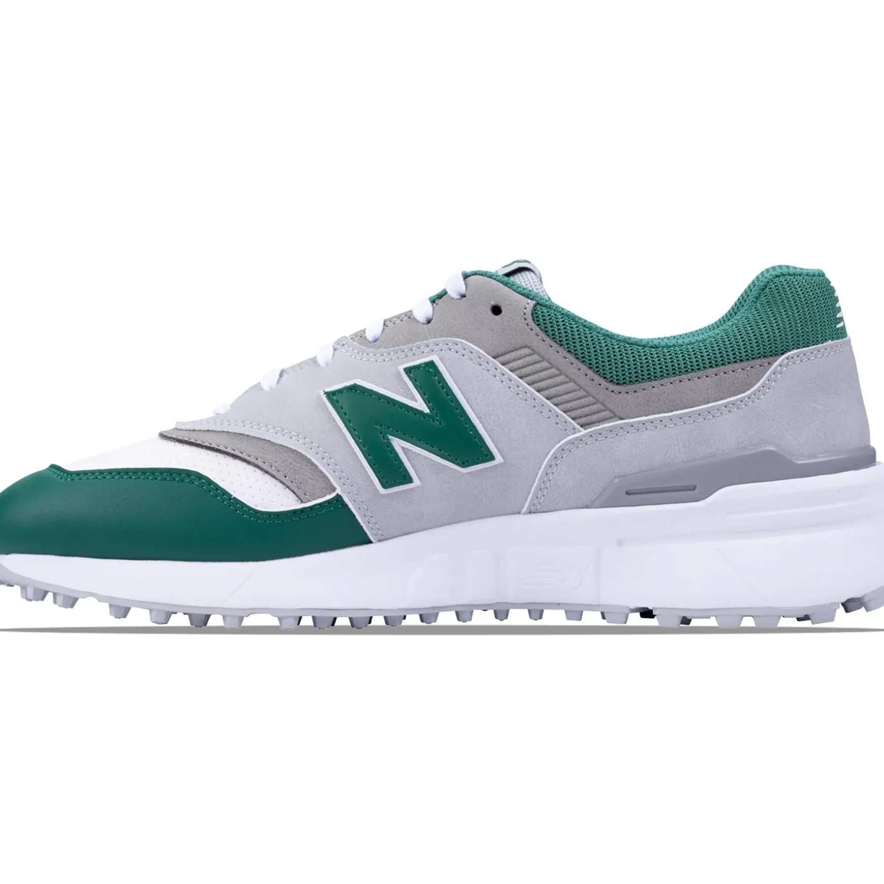 997 Waterproof Spikeless Golf Shoes Grey/Green