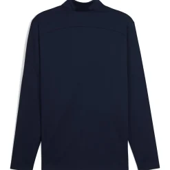 x AP Cloudspun Tech Quarter Zip Deep Navy