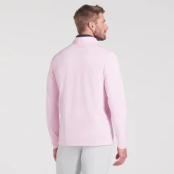 x AP Cloudspun Tech Quarter Zip Pale Pink