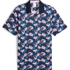 x AP Spring Florals Polo Deep Navy/Pale Pink