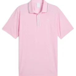 x AP Tipped Jacquard Polo Pale Pink