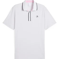 x AP Tipped Jacquard Polo White Glow