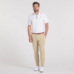 x AP Tipped Jacquard Polo White Glow