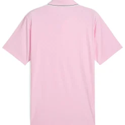 x AP Tipped Jacquard Polo Pale Pink