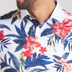 x PTC Floral Polo White Glow