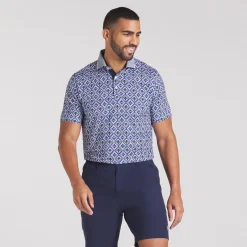 x PTC Tile Polo White Glow/Deep Navy