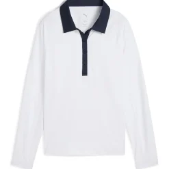 YOU-V LS Polo White Glow